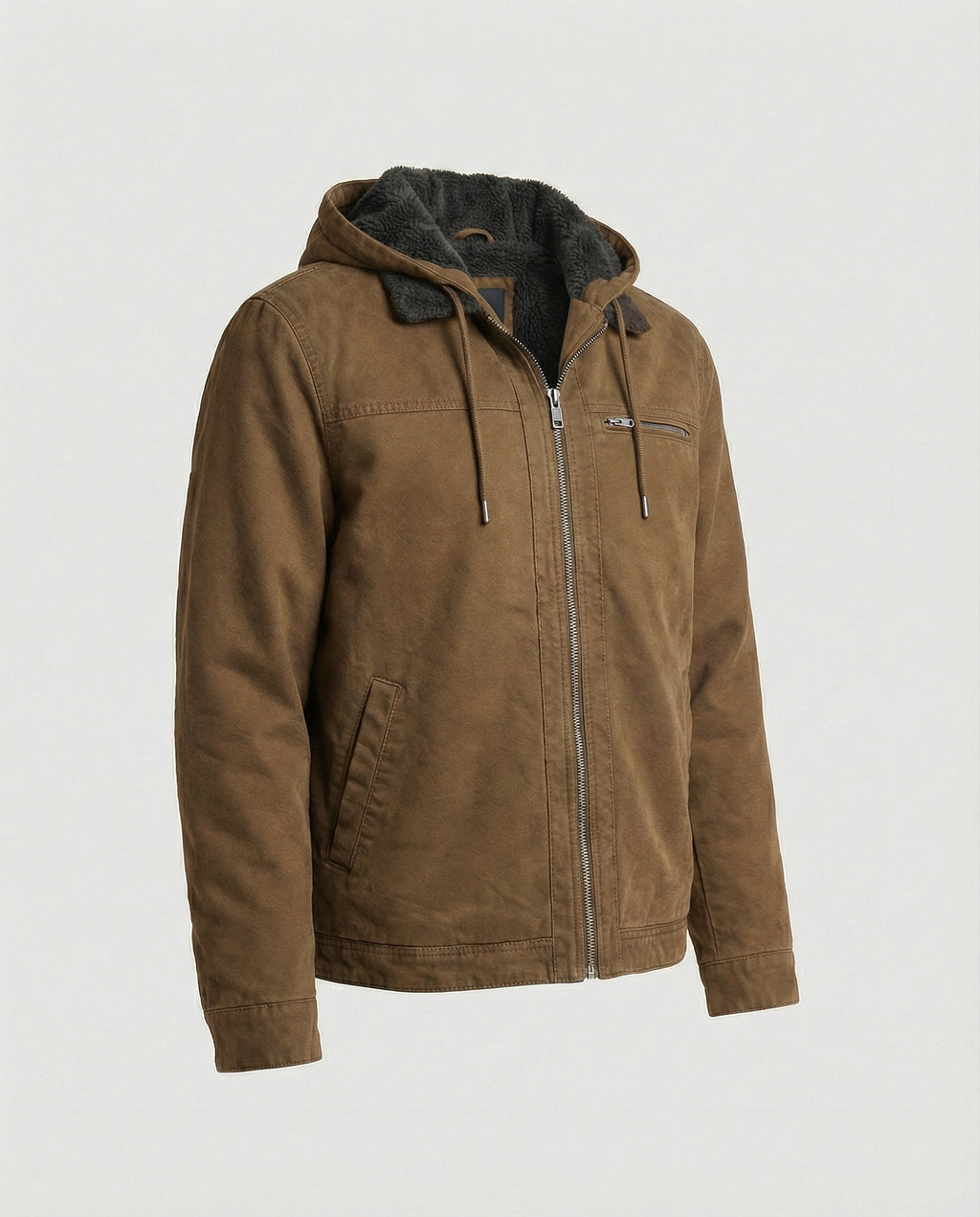 The Einar — Slate Hooded Jacket