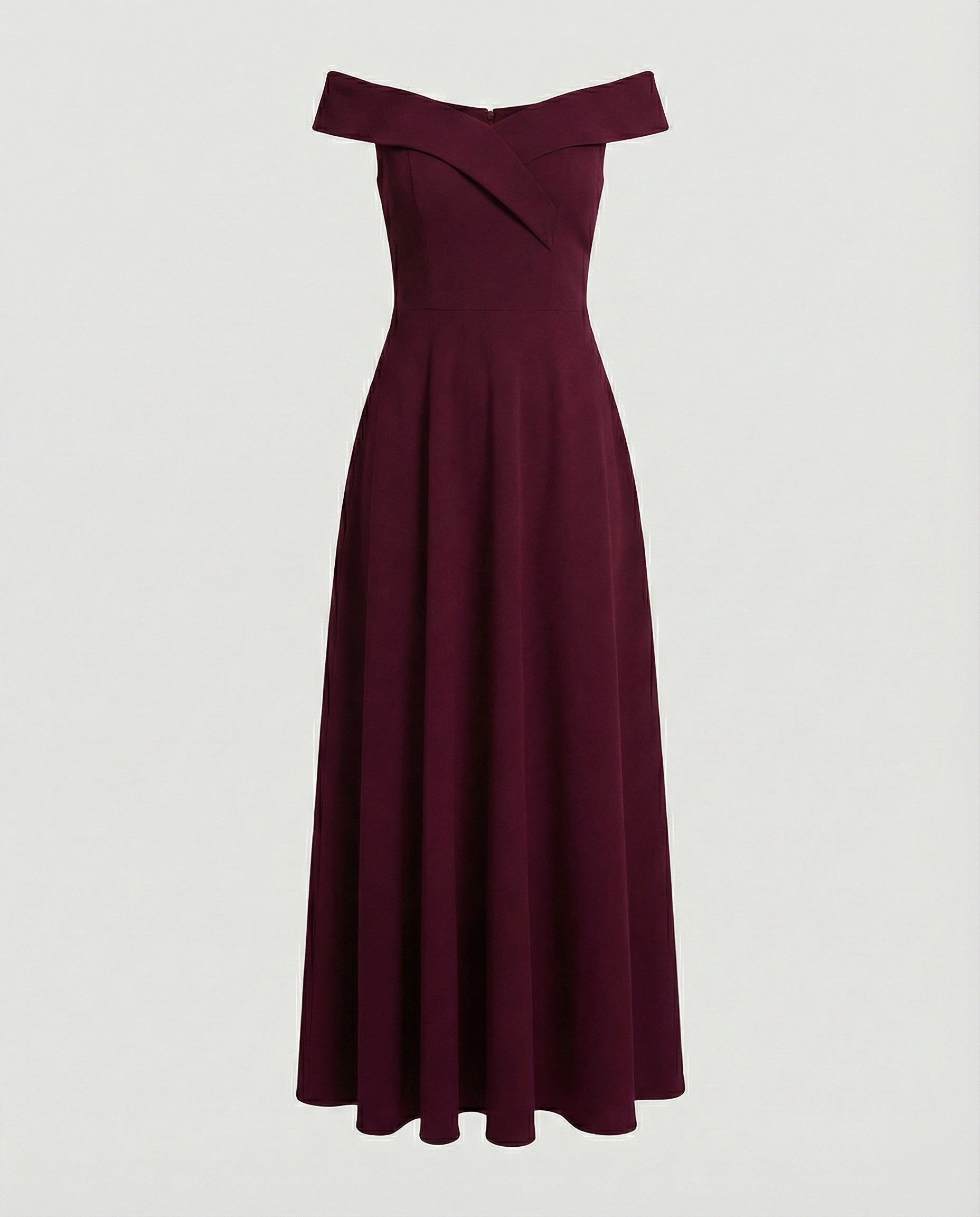 The Lyra — Midnight Off-Shoulder Gown