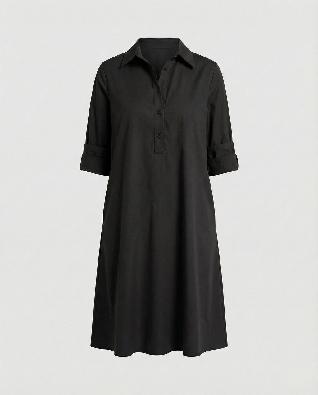 Liora Shirt Dress — Sunset Blush
