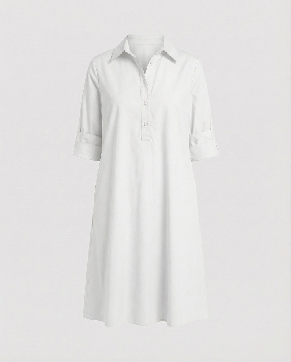 Liora Shirt Dress — Sunset Blush