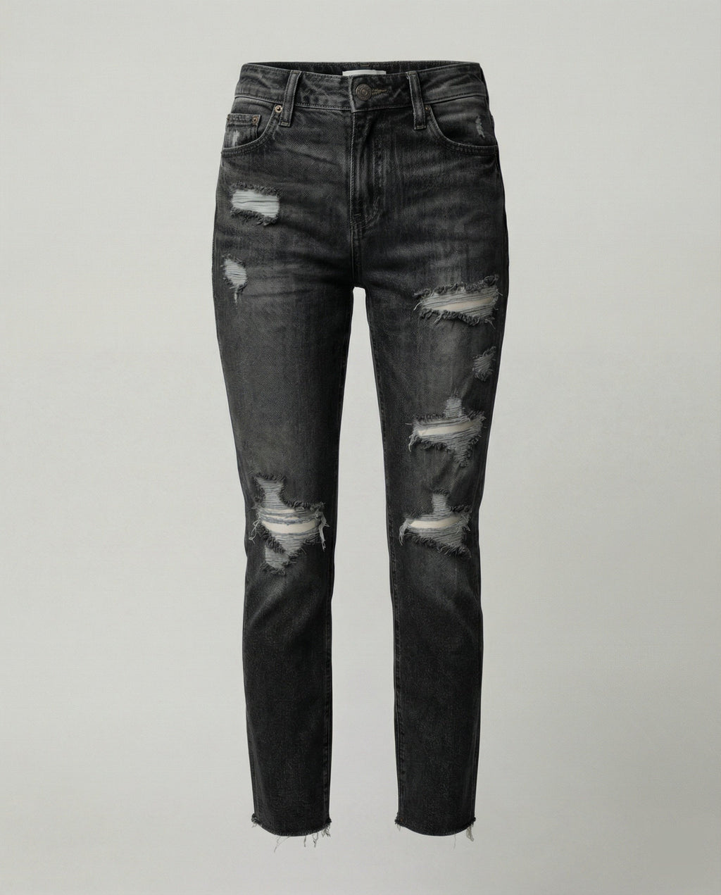 The Kyro Slim — Sky Blue Distressed Jeans