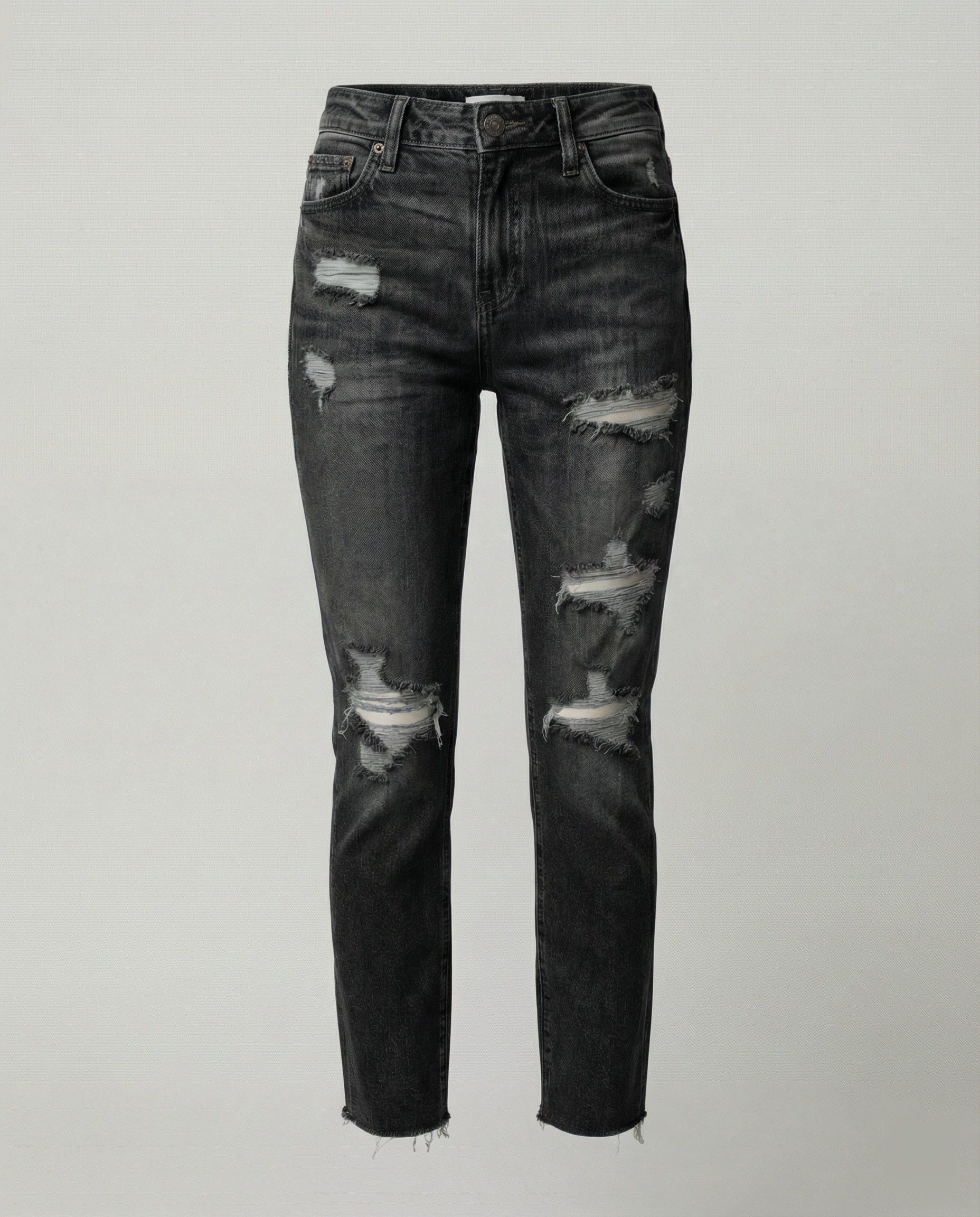 The Kyro Slim — Sky Blue Distressed Jeans