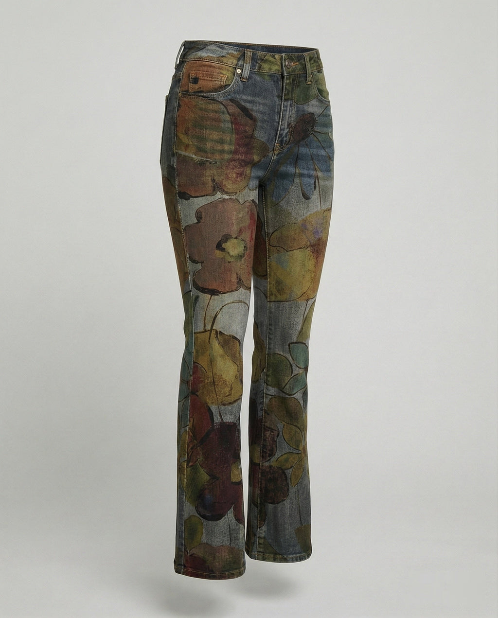The Alva — Flare Denim with Button-Fly