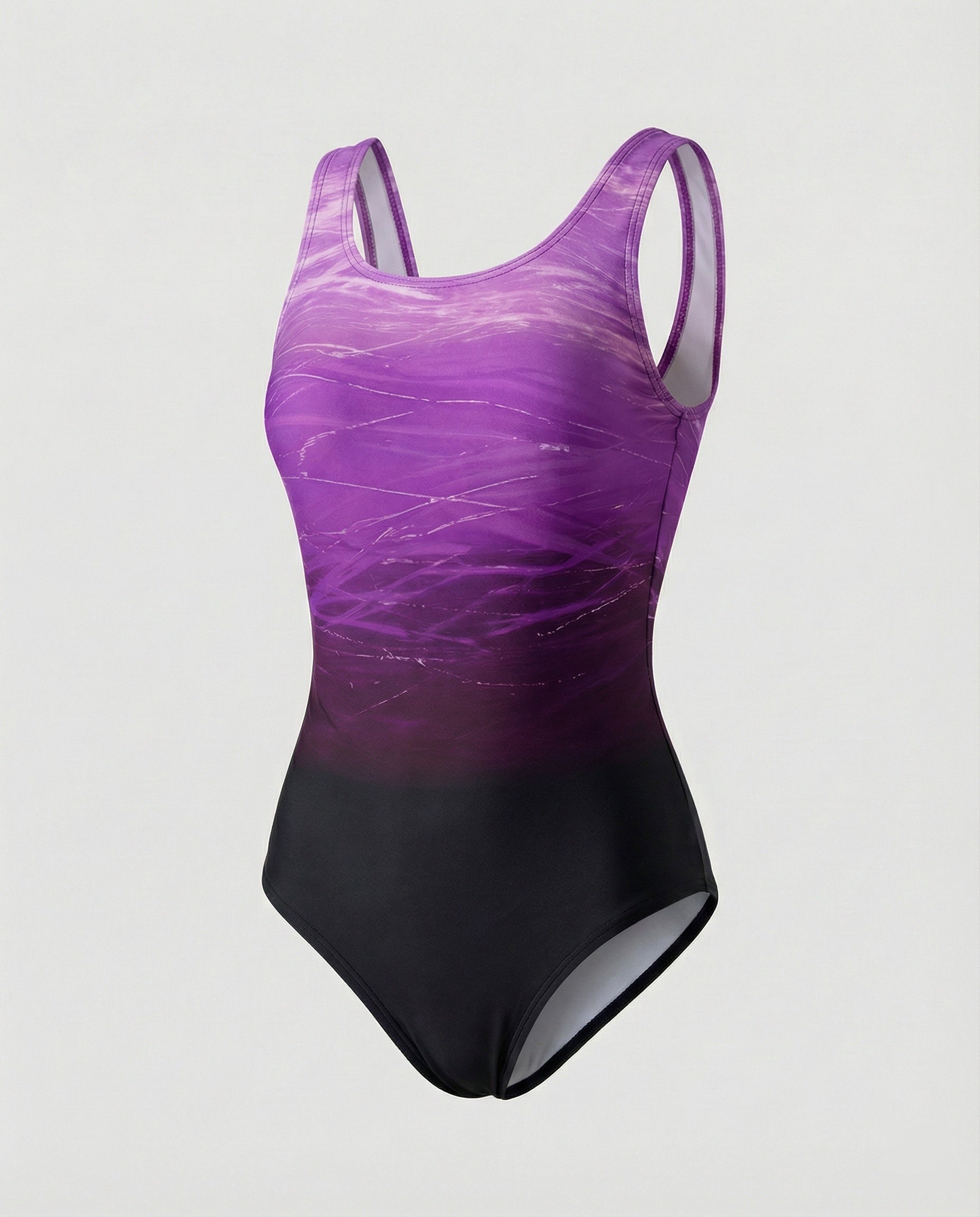 The Flora Ombre — Athletic One-Piece Swimsuit