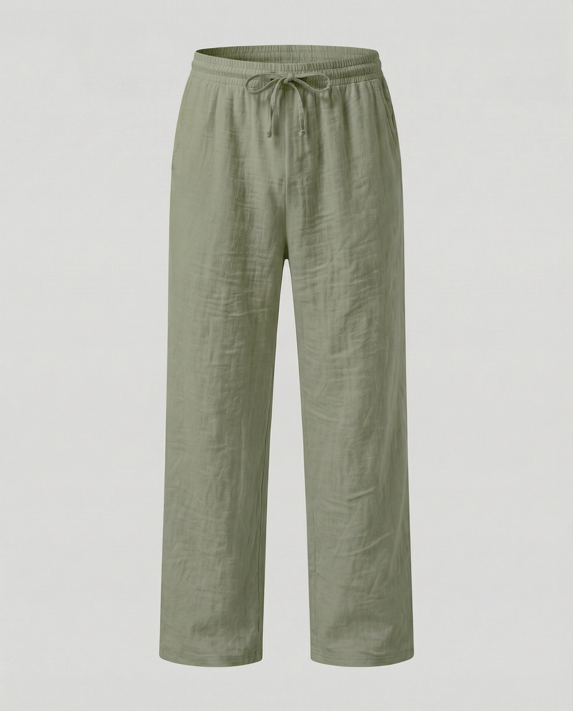 The Elian — Linen Drawstring Trousers