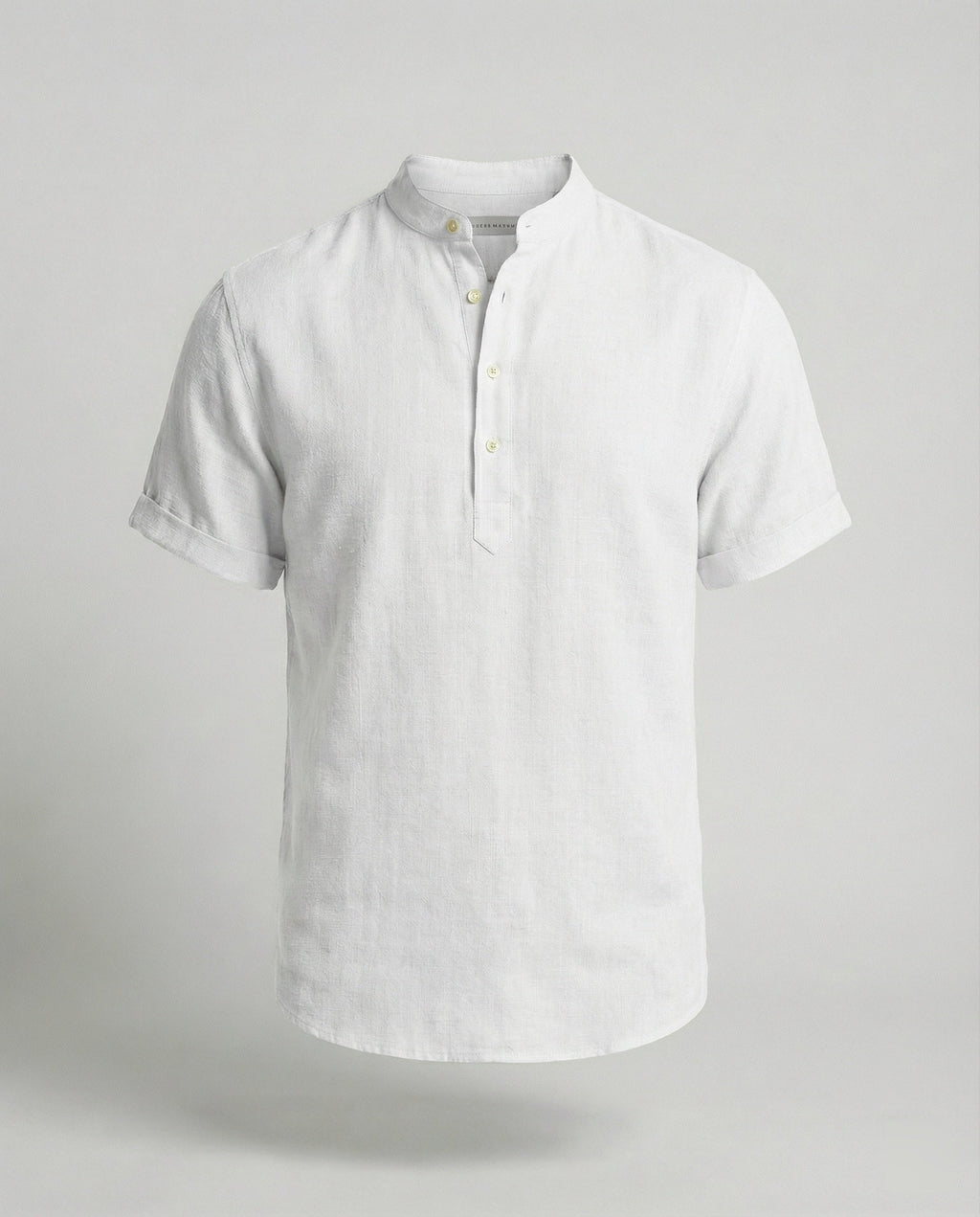 The Soren V-Neck Polo — Blush