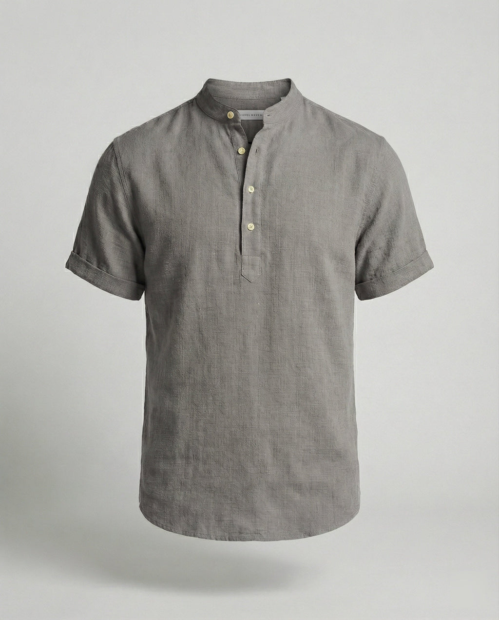 The Soren V-Neck Polo — Blush