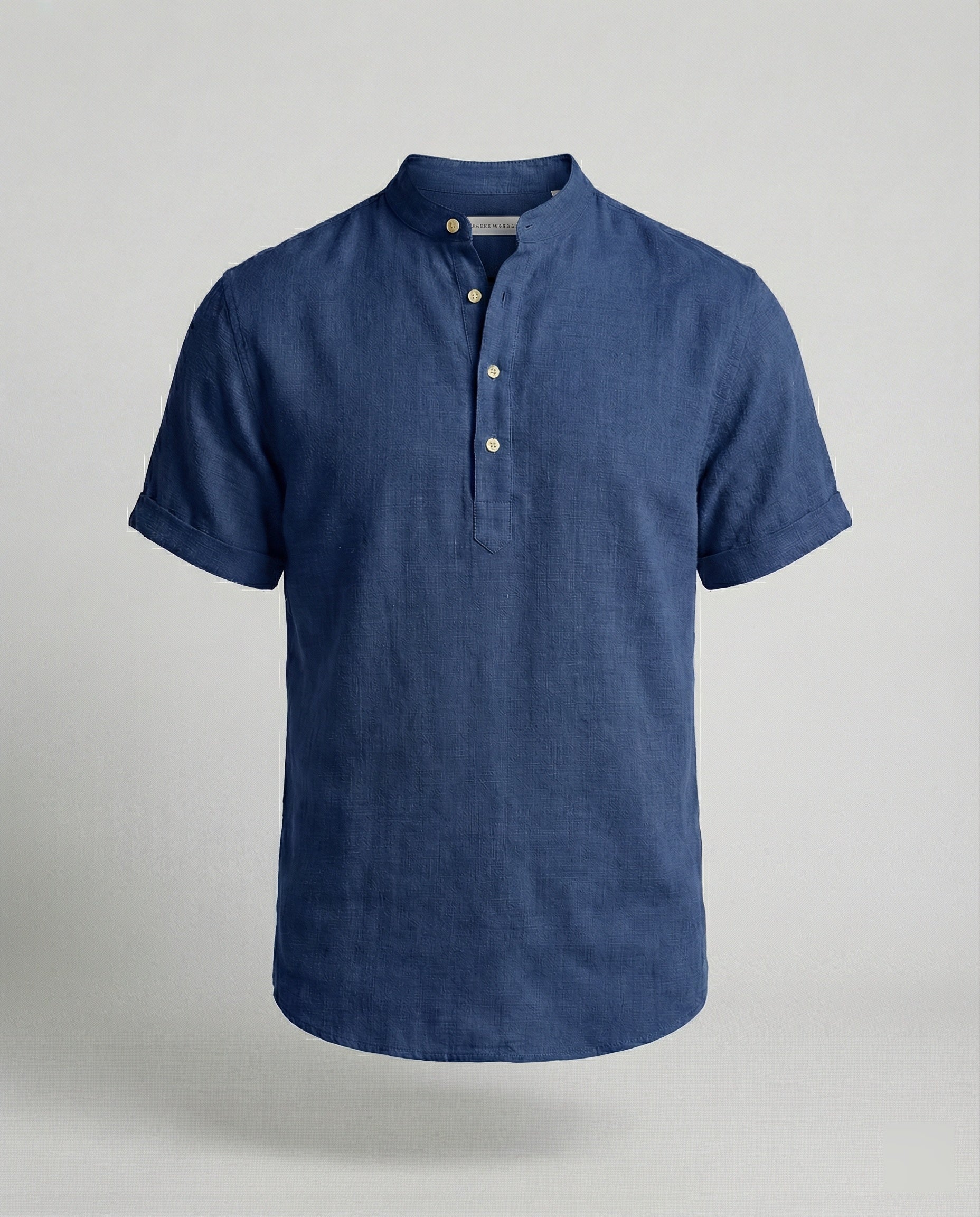 The Soren V-Neck Polo — Blush