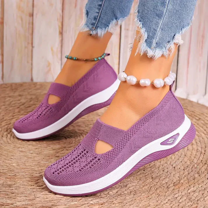 The Lyra Knit Slip-On — Midnight