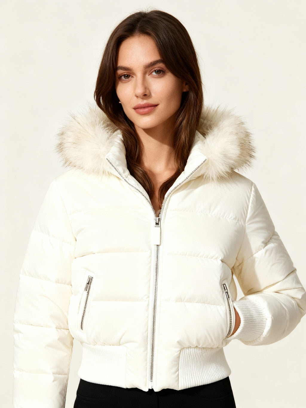 The Ivalo — Noir Quilted Puffer