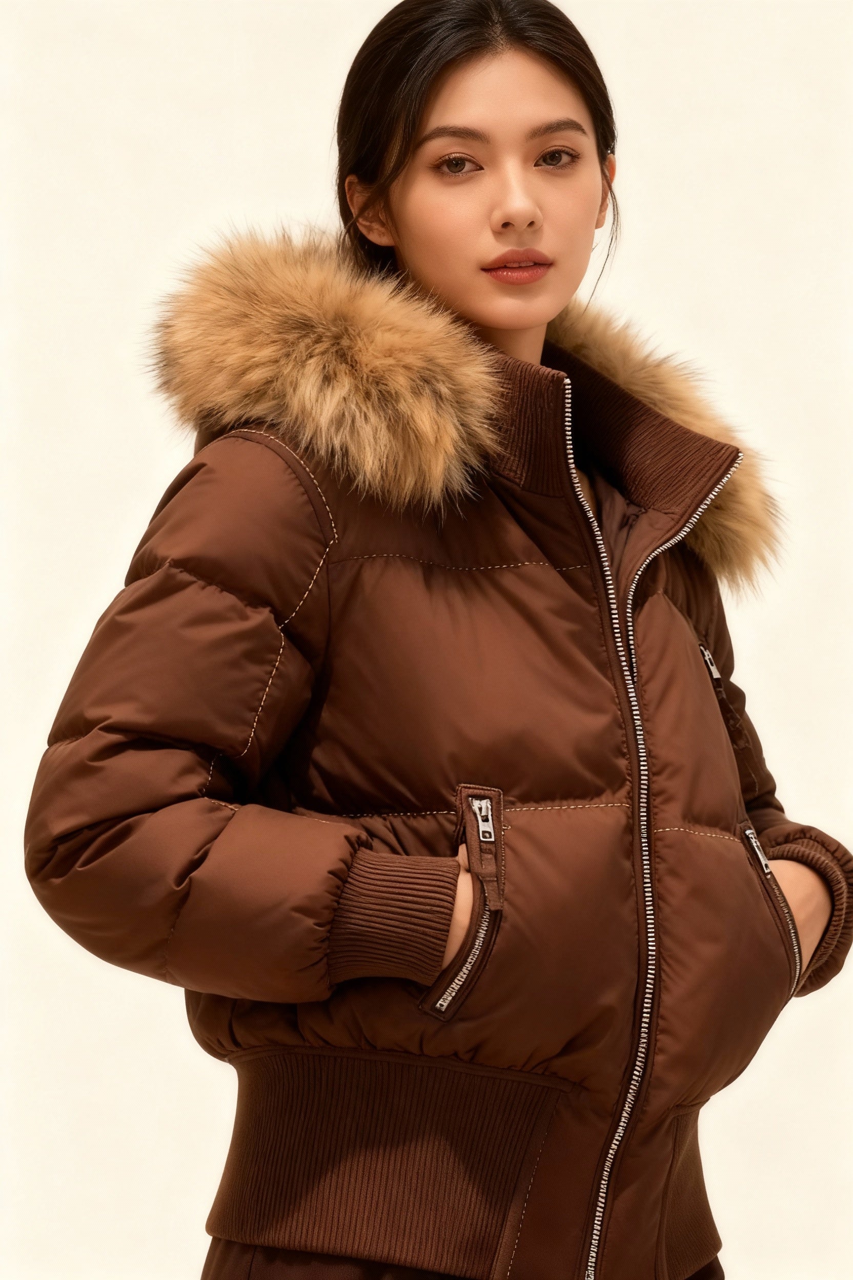 The Ivalo — Noir Quilted Puffer